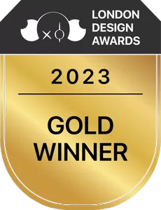 London Design Awards winner logo.