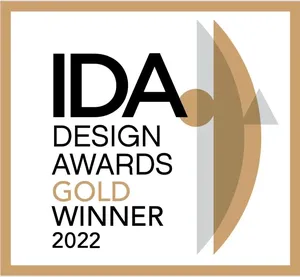 IDA International Design Awards Gold logo.