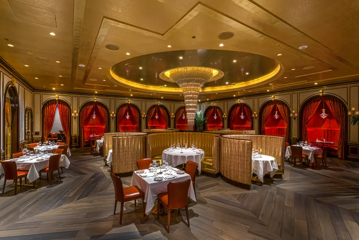 Dining room at Carbone Las Vegas.