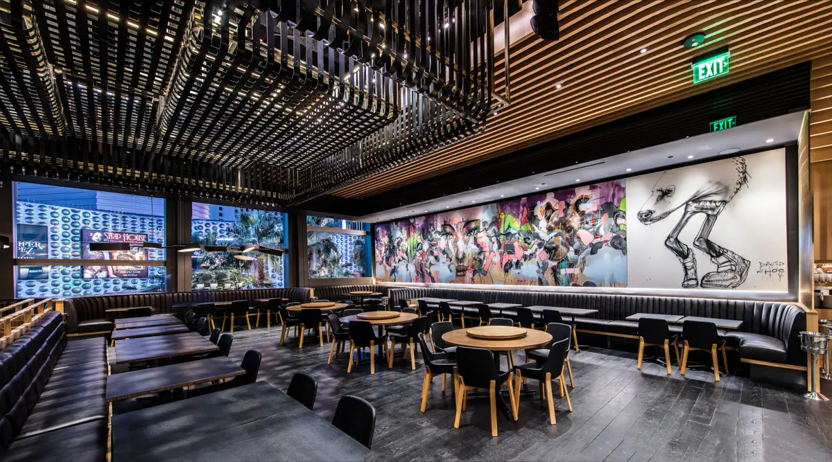 Momofuku hospitality project interior by Forte Specialty Contractors.