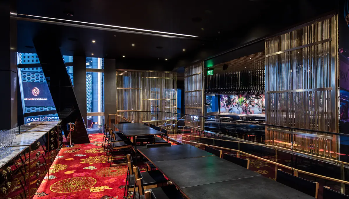 Momofuku construction detail at The Cosmopolitan Las Vegas.