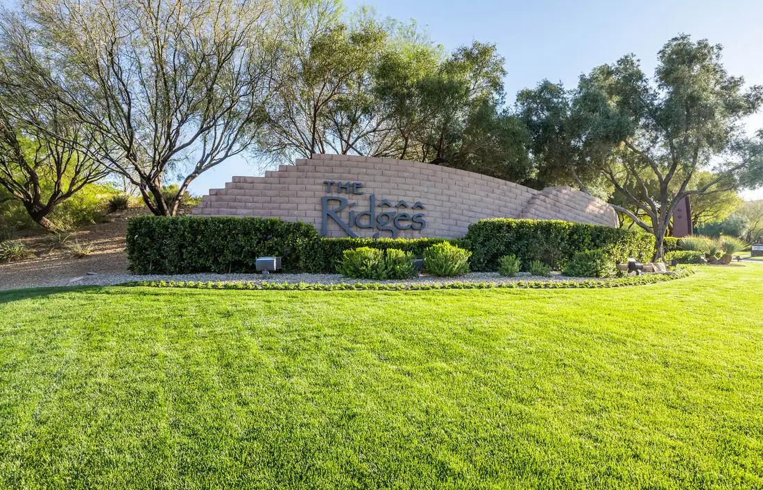 The Ridges entrance sign in Summerlin, Las Vegas